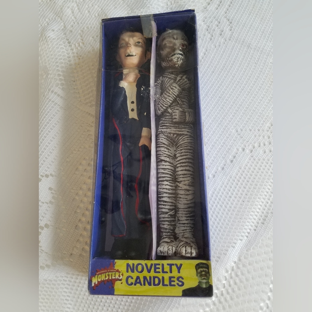 Universal Studios Monstets Novelty Candles Dracula The Mummy Halloween